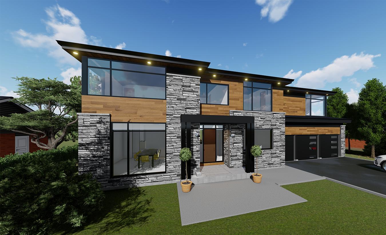 218 Barrymore Burlington  by Vertex Architects Inc 