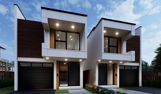 Twin Modern Houses, Mississauga ON